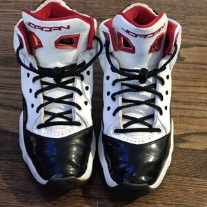 Jordan High-Tops in Black, White, and Red